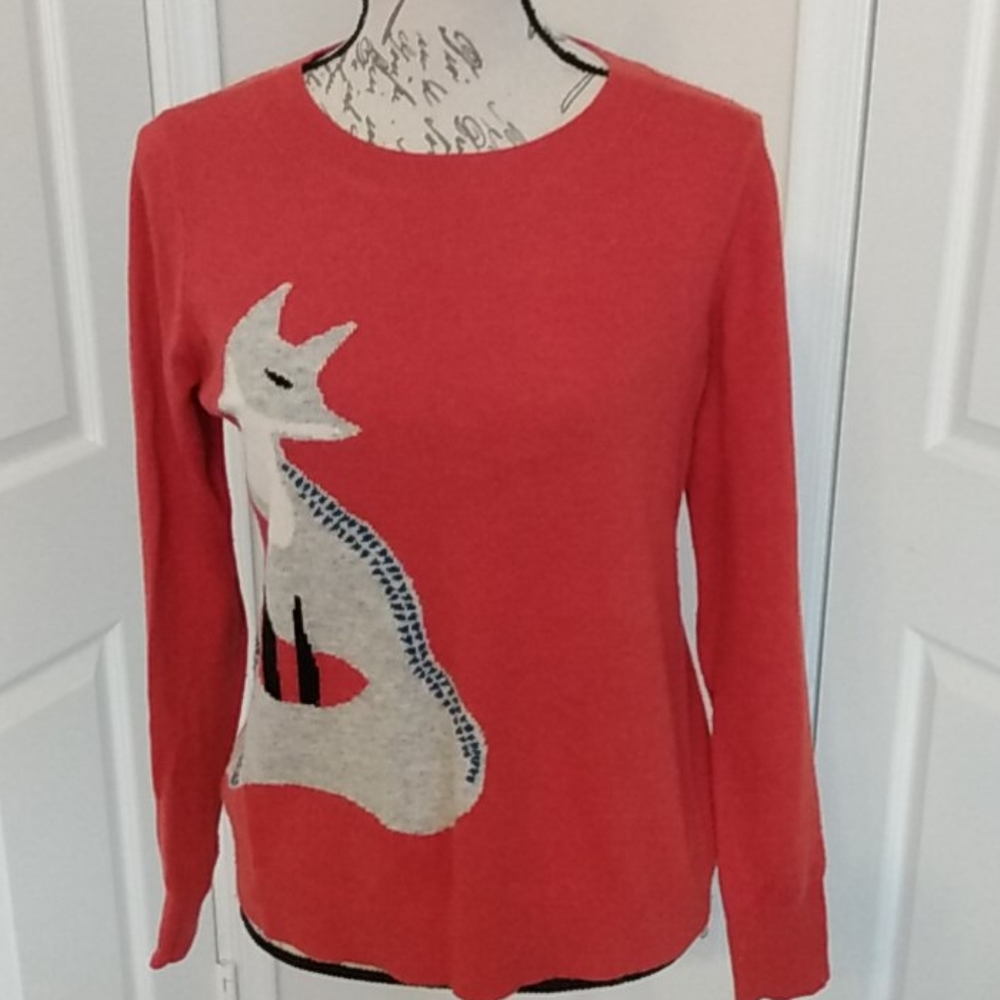 Loft wool fox sweater size small